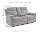 Barnsana DBL REC PWR Loveseat w/Console