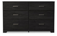 Load image into Gallery viewer, Belachime Full Panel Bed with Dresser
