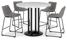 Load image into Gallery viewer, Centiar Counter Height Dining Table and 4 Barstools
